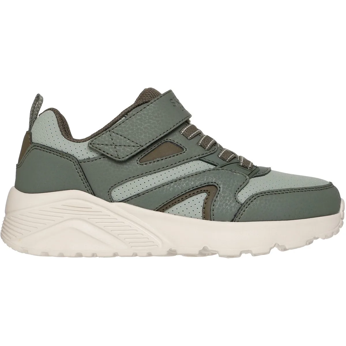 Skechers Uno Lite - Echo Surge Kinder Freizeitschuhe, grün, Größe 31