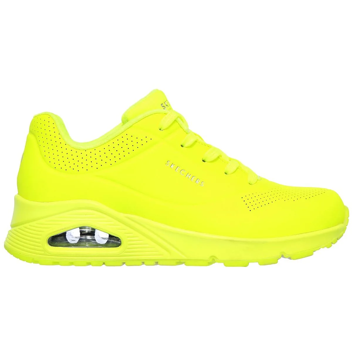 Skechers Uno - Night Shades Damen Freizeitschuhe, gelb, Größe 35