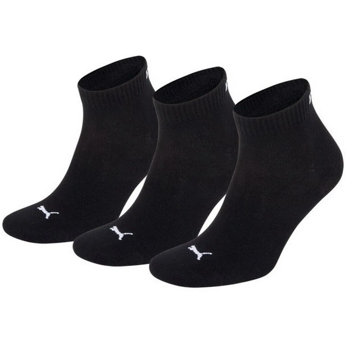 Quarter 3-er Pack Socken, schwarz 43/46