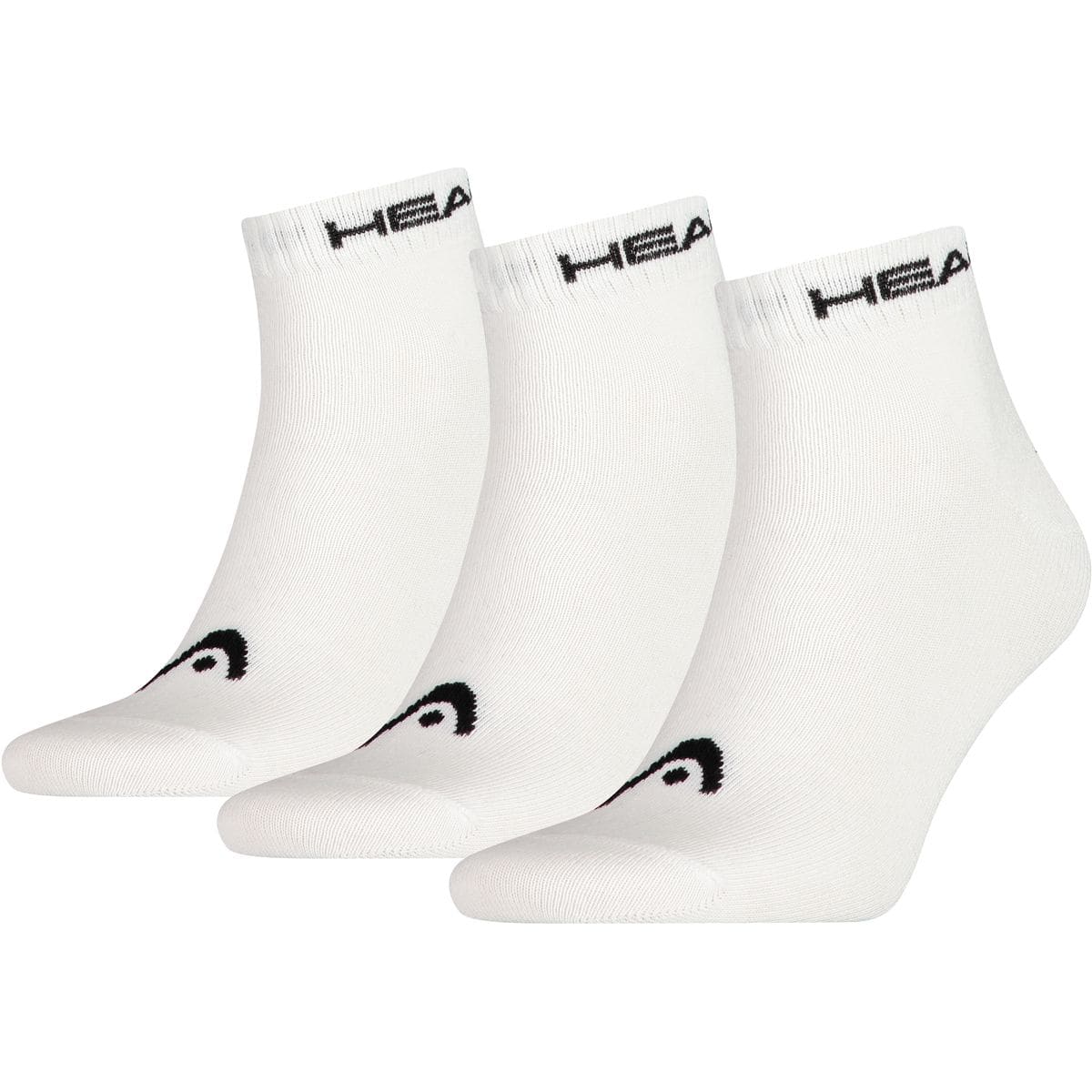 Quarter 3er-Pack Socken, weiß 35-38