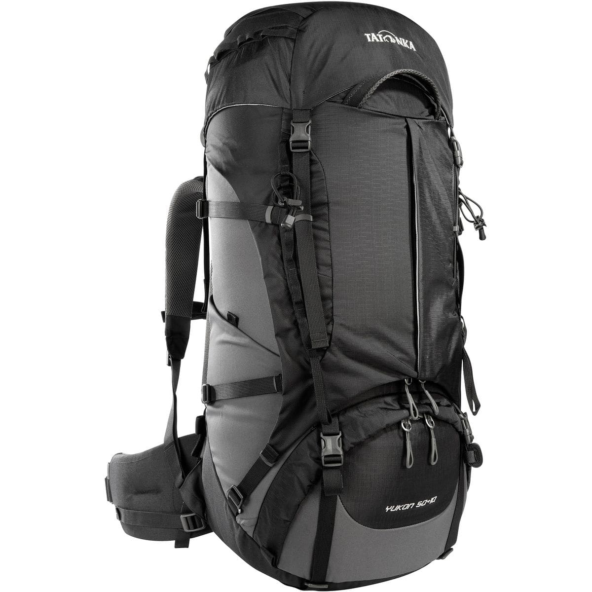 Yukon 50+10 Trekkingrucksack, schwarz 50 l + 10 l