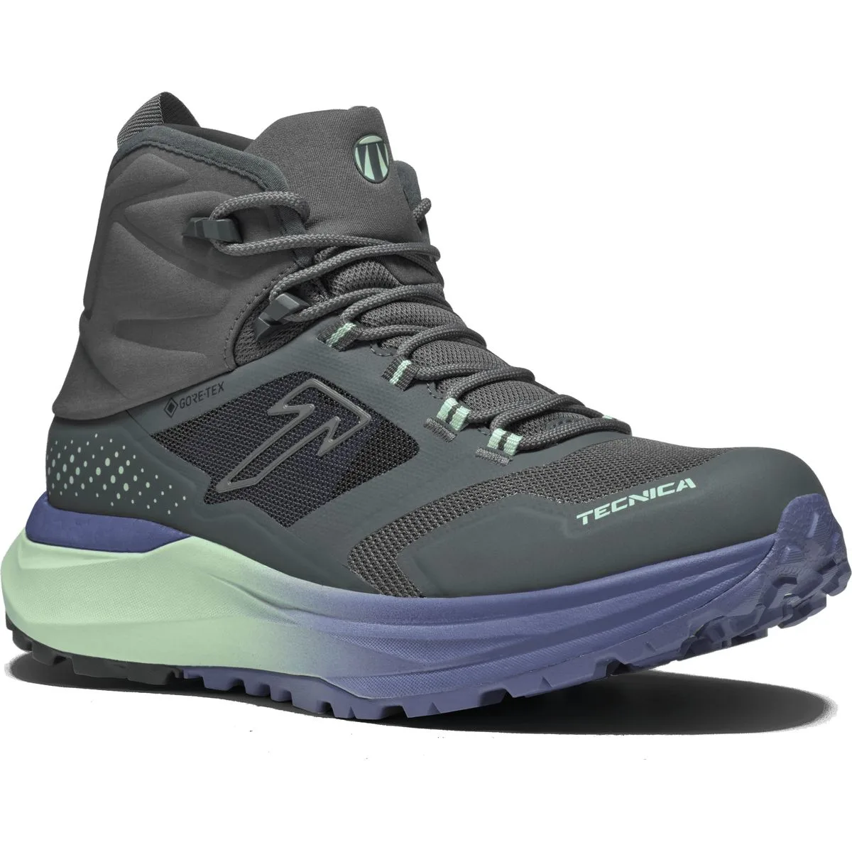 Agate S Mid GTX Damen Trekking-Halbschuhe, schwarz, Größe 38 38