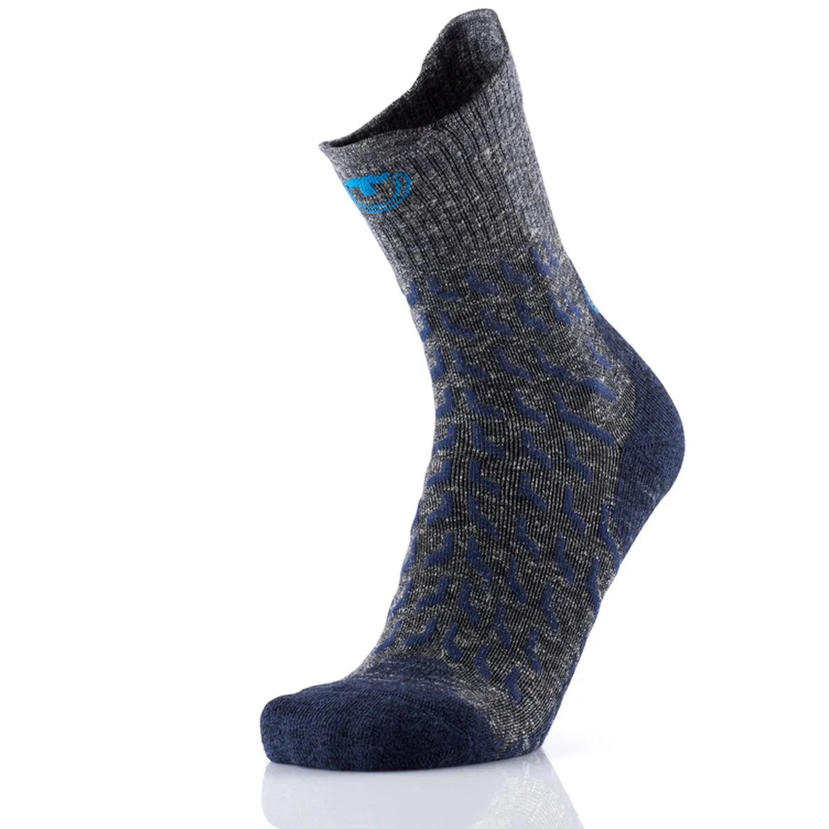 Trekking Ultra Cool Linen Crew Socken, grau 36-38