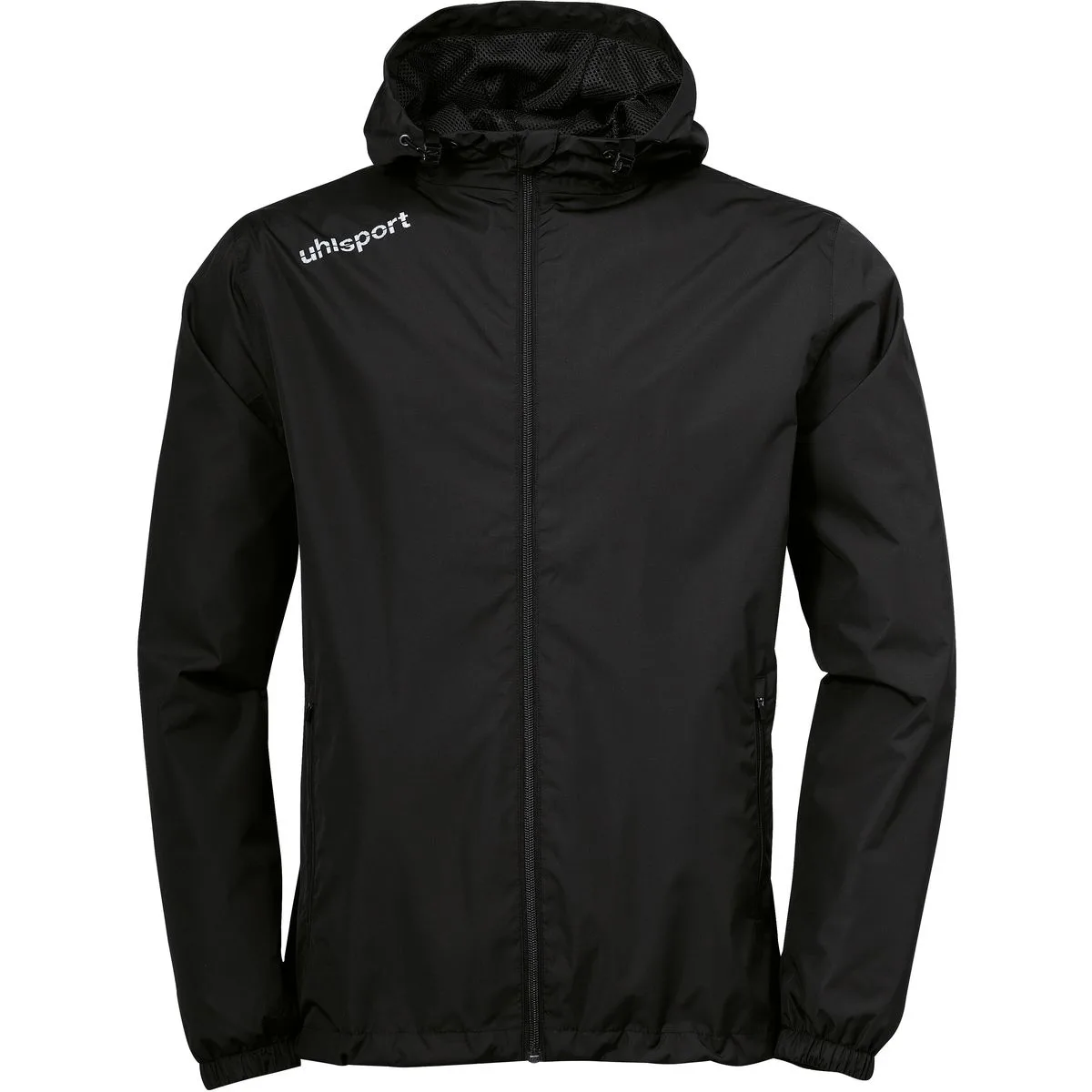 Essential Kinder Fußballjacke, schwarz 164