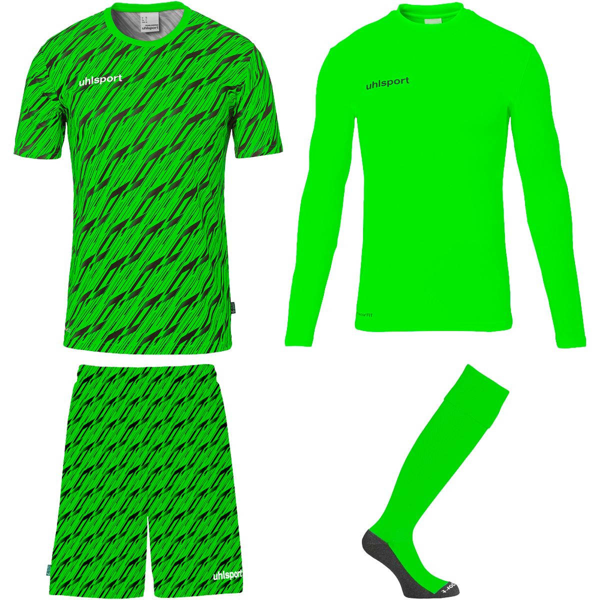Progressive Torwart Set, grün S