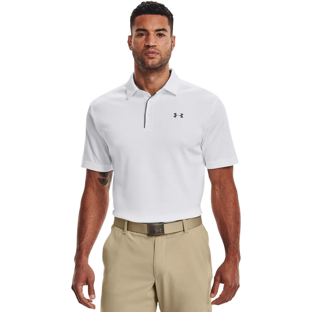 Tech Herren Poloshirt, schwarz 4XL