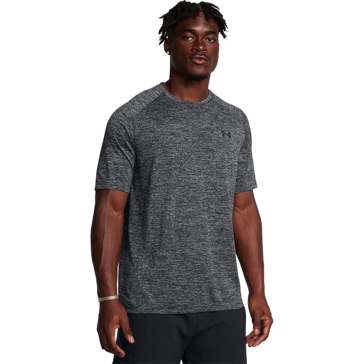 UA Tech 2.0 Tee Herren T-Shirt, schwarz XS