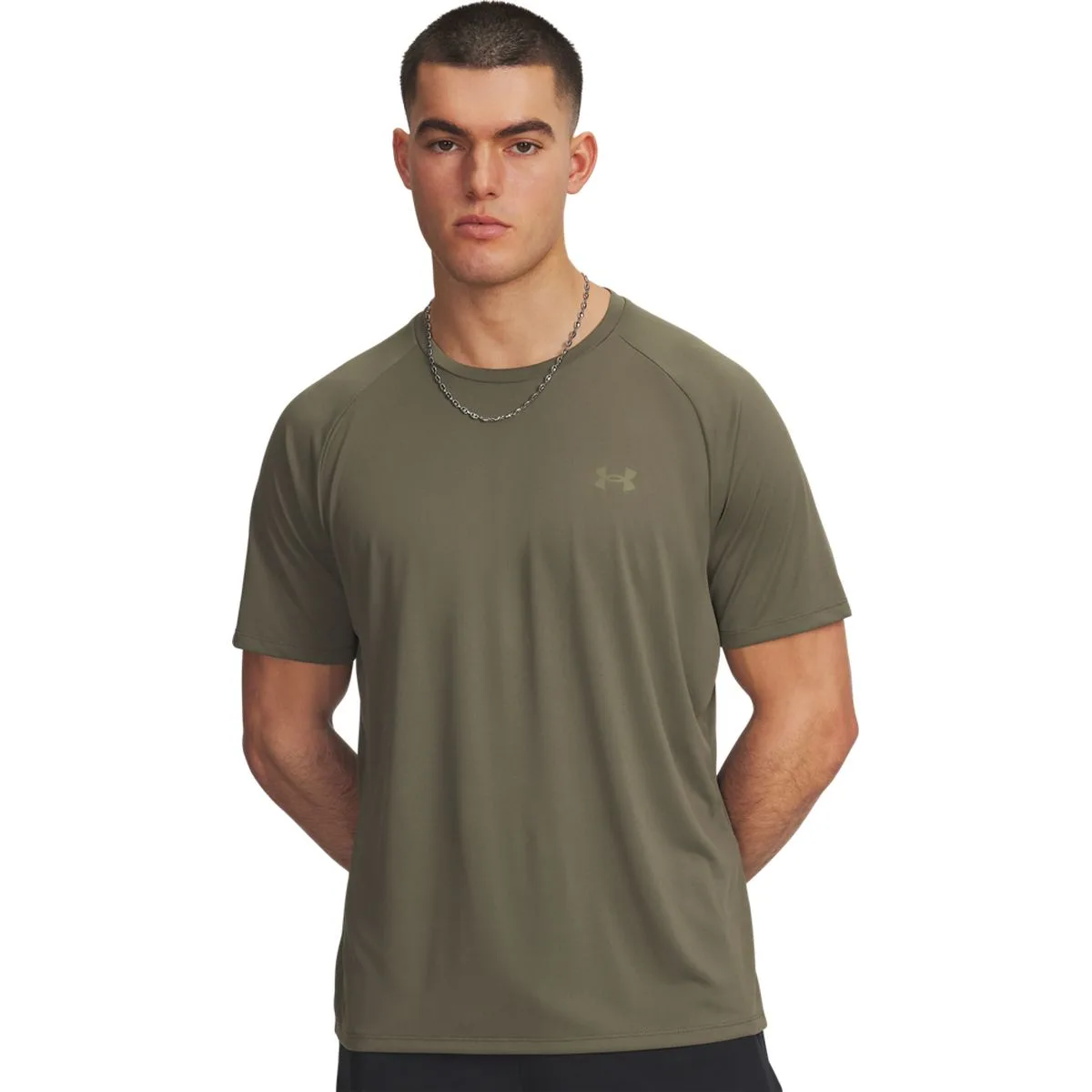 UA Tech 2.0 Tee Herren T-Shirt, grün XL
