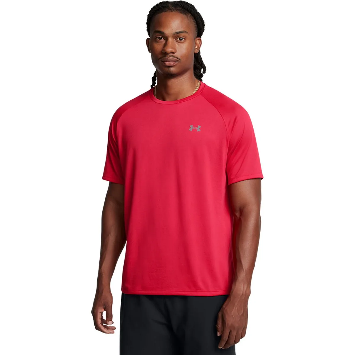 UA Tech 2.0 Tee Herren T-Shirt, schwarz LG