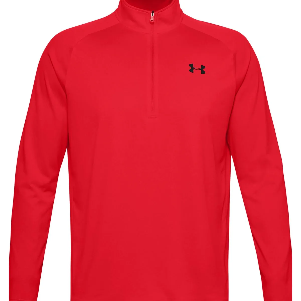 UA Tech 2.0 1/2 Zip Herren Sweatshirt, rot LG