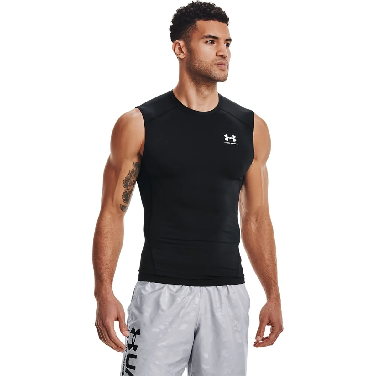 UA HeatGear® Armour Comp Sl Herren Tanktop, schwarz 3XL