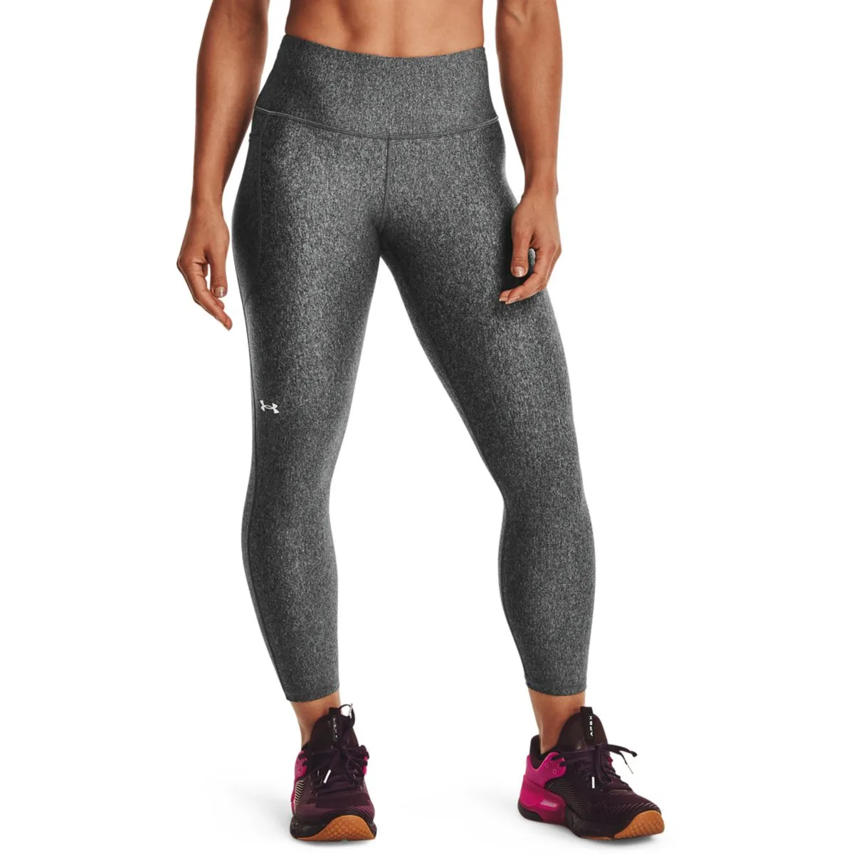 Tech Hi Ankle Damen Tights, grau XL