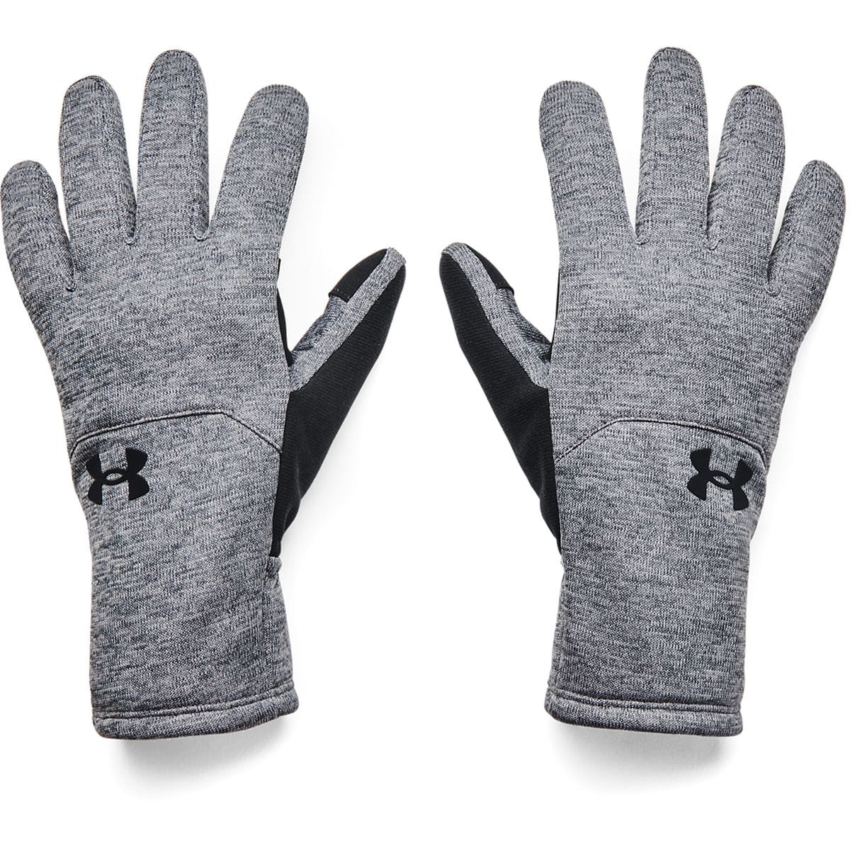 UA Storm Fleece Gloves Herren Fingerhandschuhe, schwarz MD