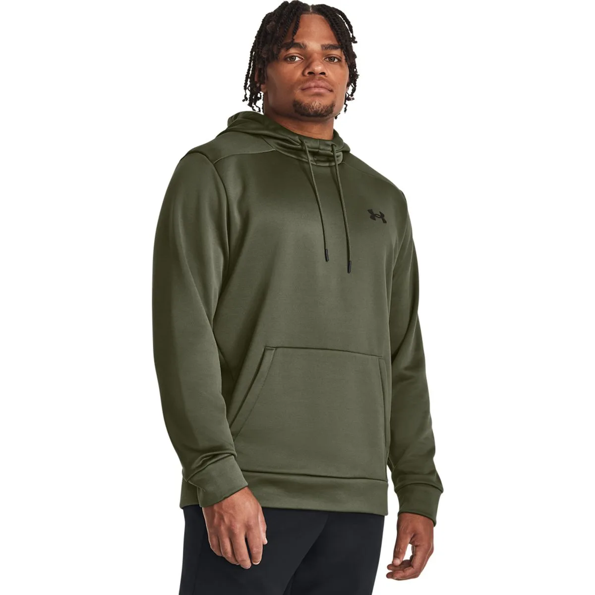 Armour Fleece Herren Kapuzensweater, grün LG