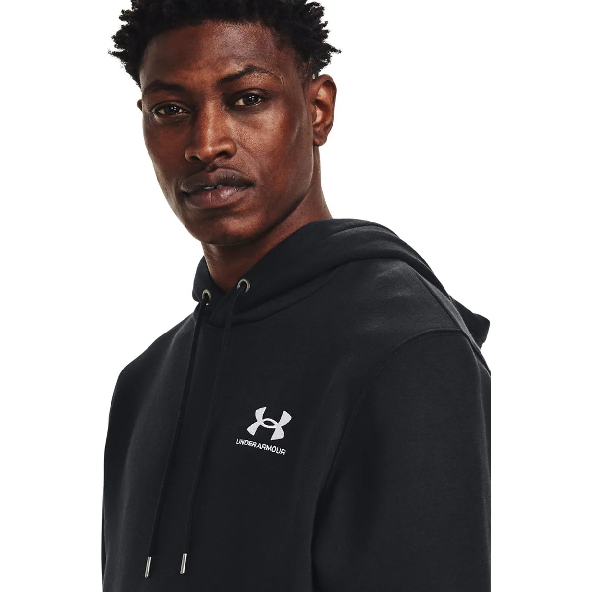 Icon Fleece Herren Kapuzensweater, schwarz MD