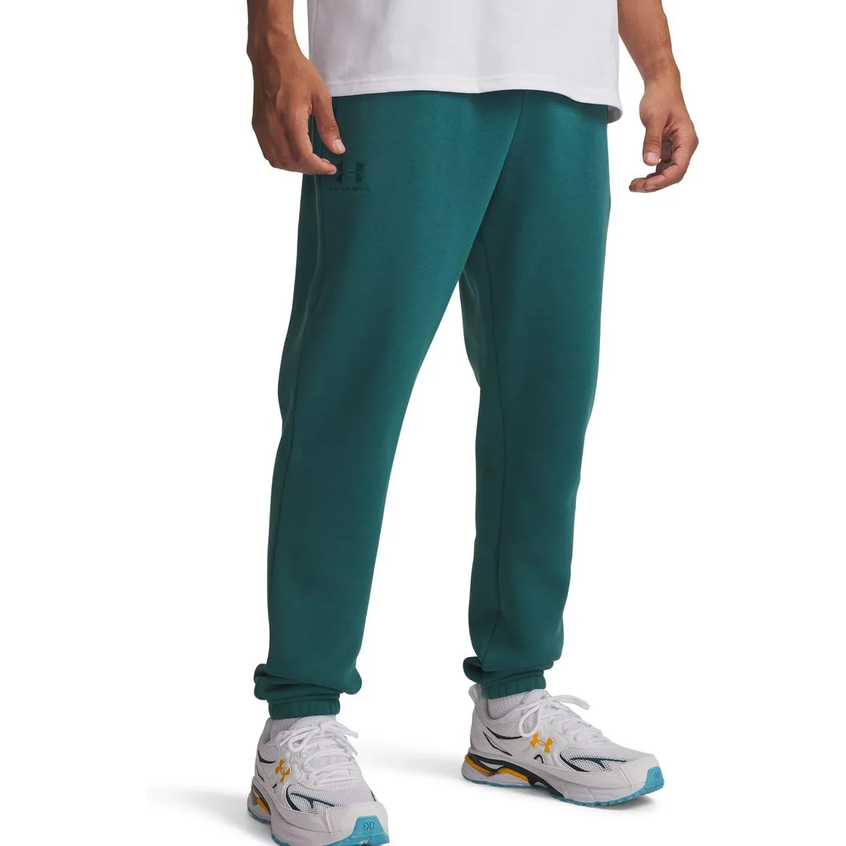 Icon Fleece Herren Trainingshose, grün XXL