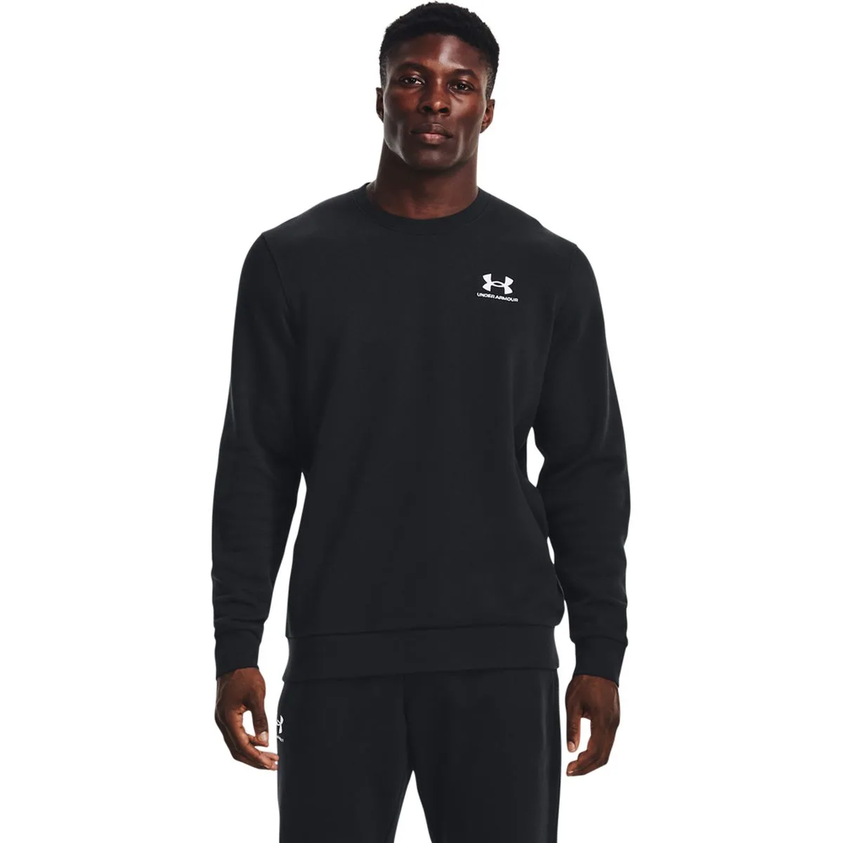 Icon Fleece Crew Herren Sweatshirt, schwarz MD