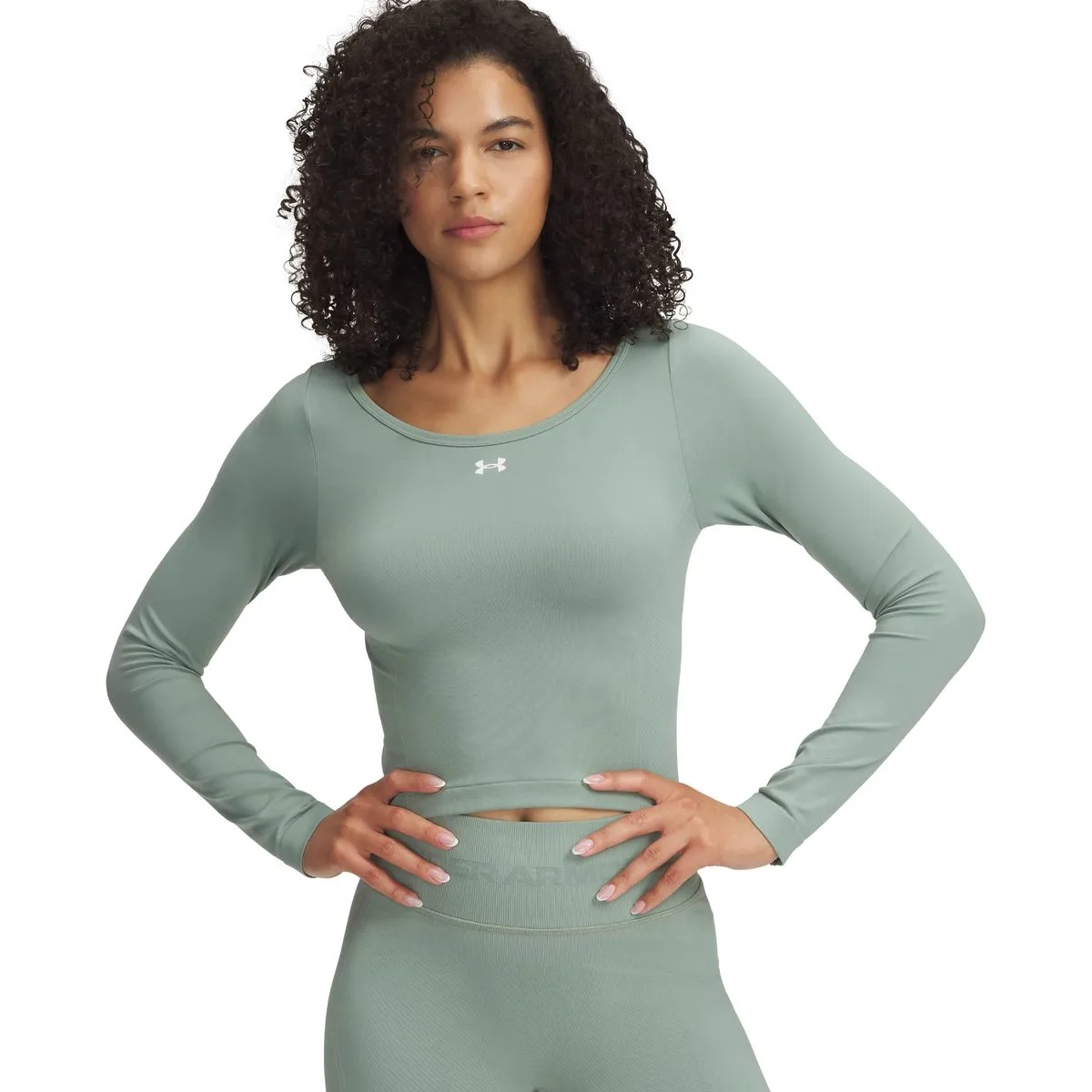 Vanish Seamless Damen Sweatshirt, grün LG
