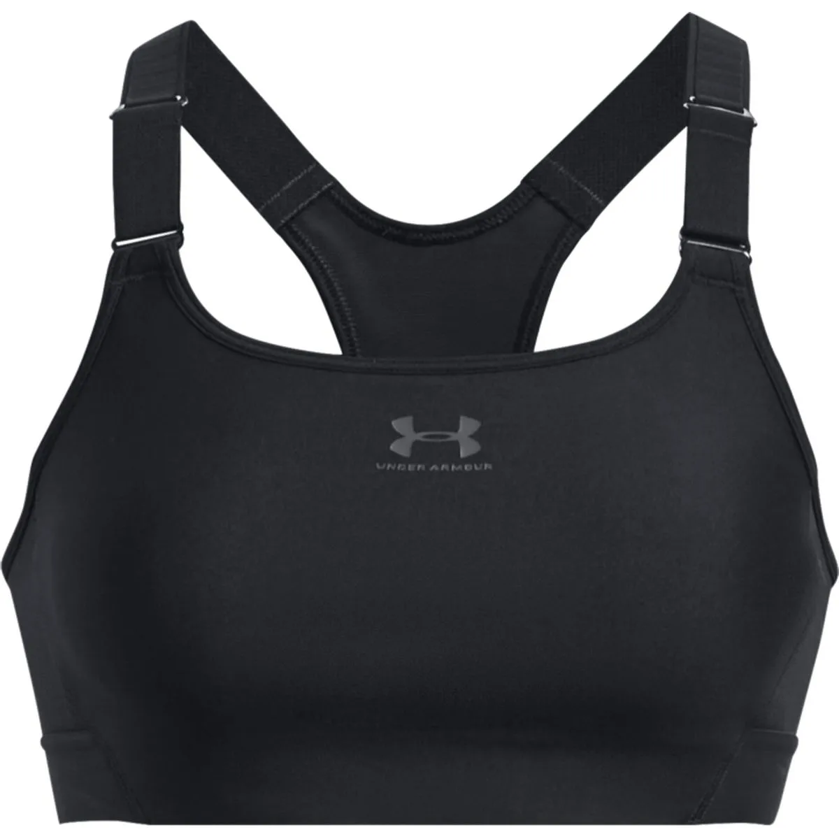 Under Armour HeatGear High Damen Sport-BH, schwarz