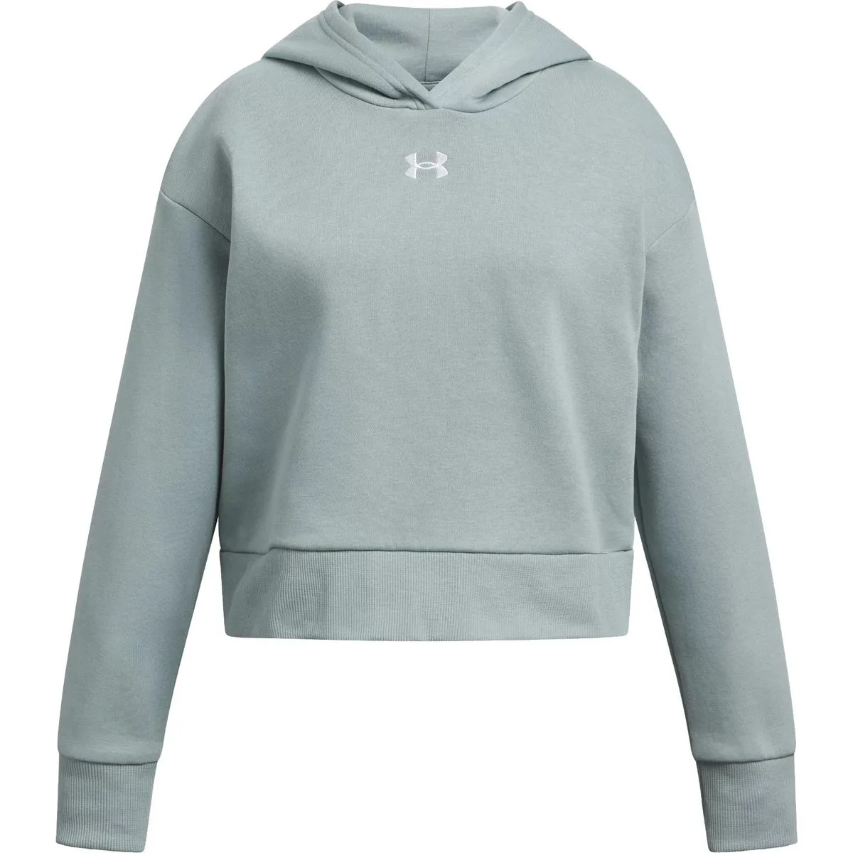 Under Armour Rival Fleece Mädchen Kapuzensweater, grün