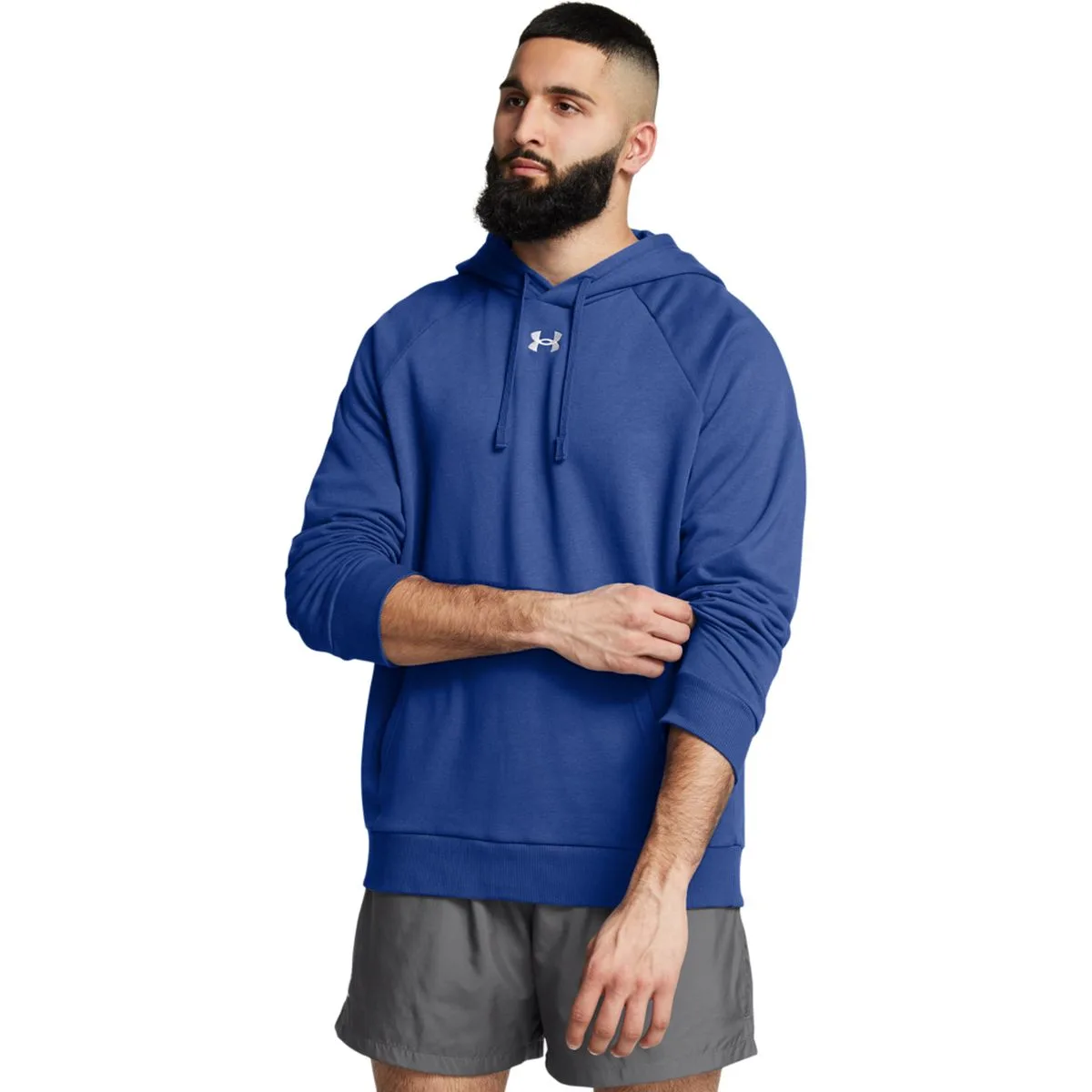 Under Armour Rival Fleece Herren Kapuzensweater, blau