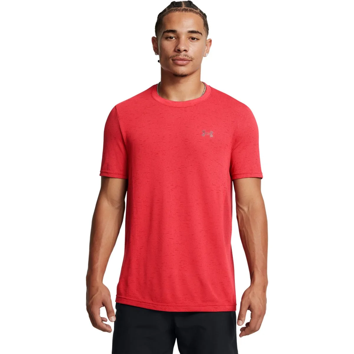 Vanish Seamless Herren T-Shirt, rot LG