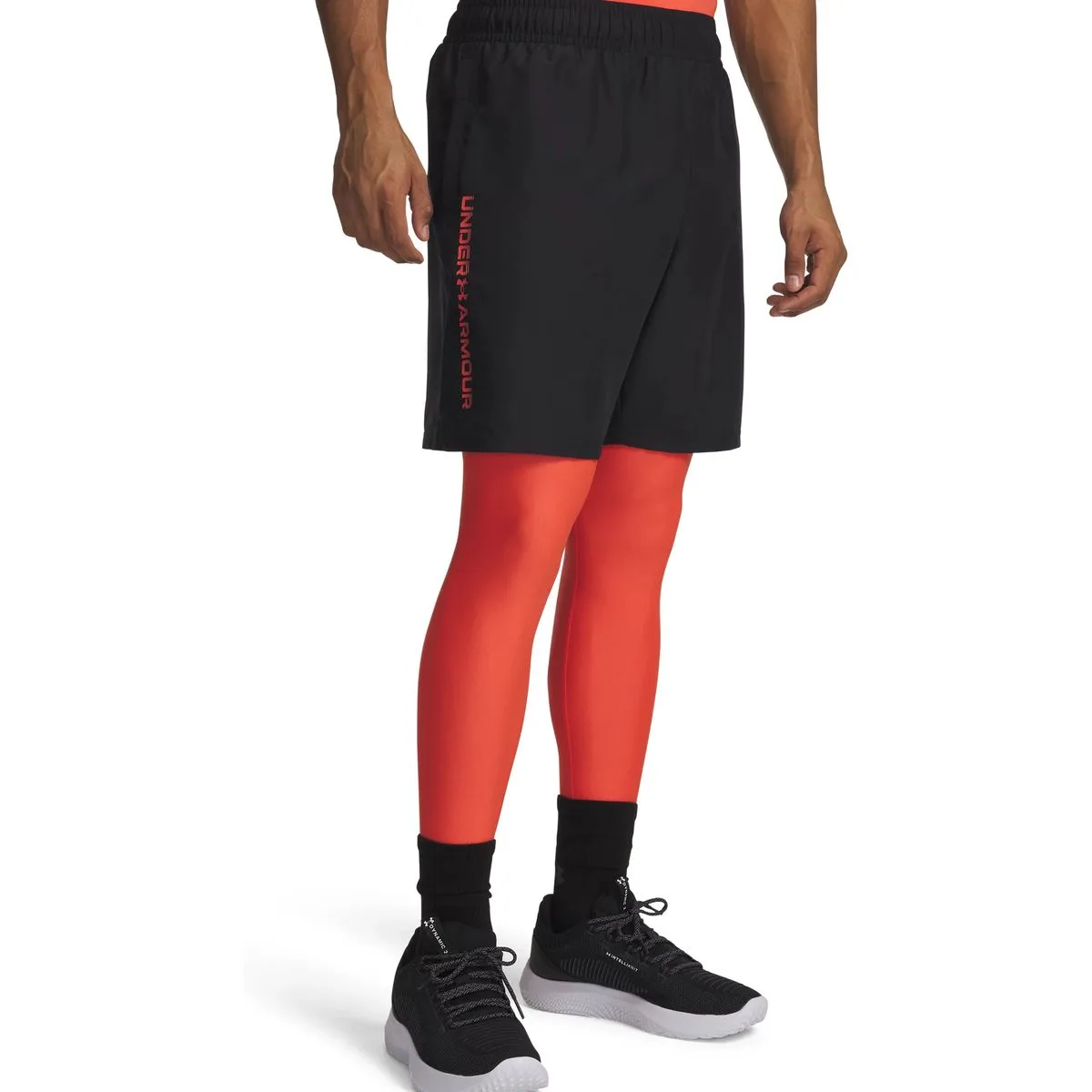 Under Armour Tech Woven Wordmark Herren Shorts, schwarz 198634040827