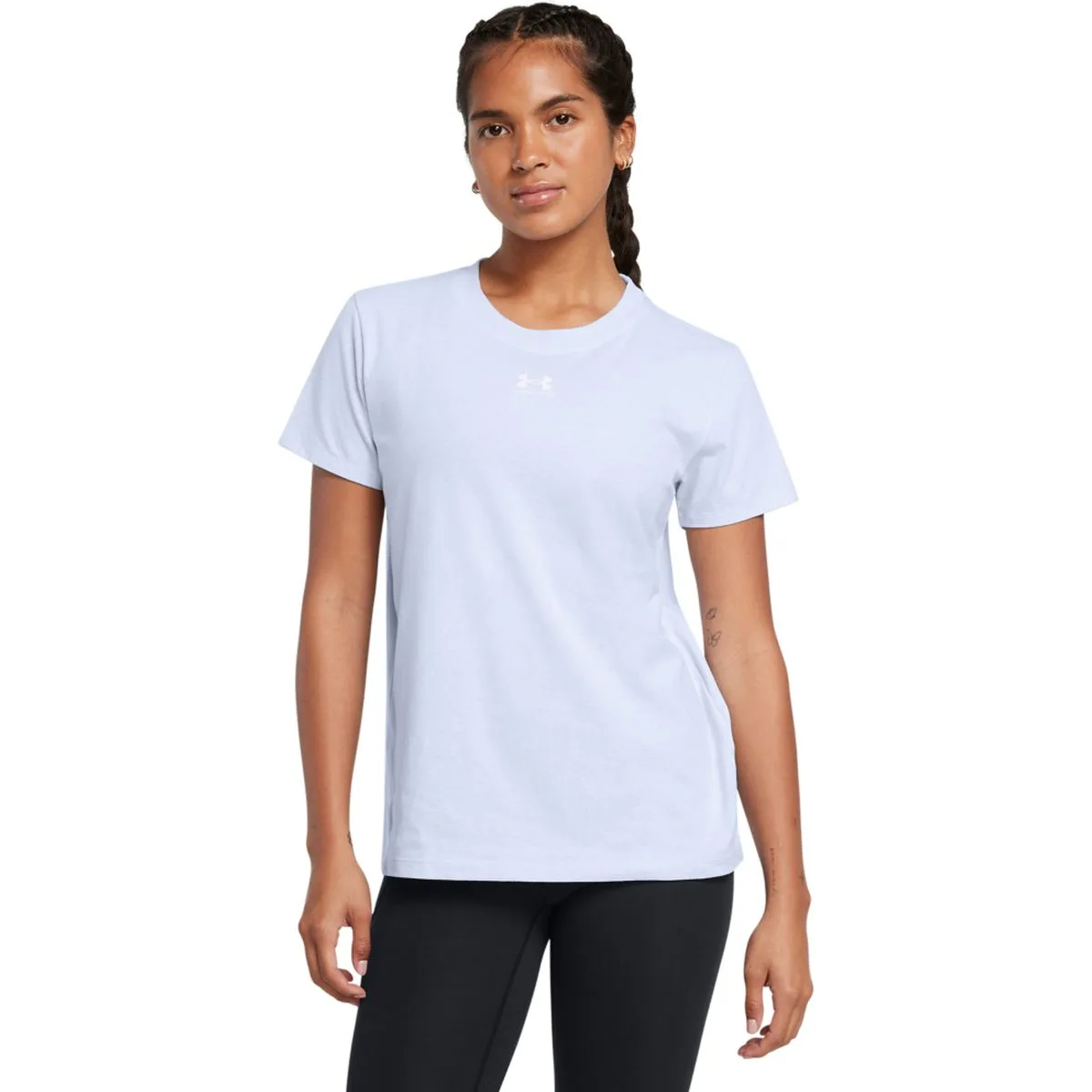 Under Armour Rival Core Damen T-Shirt, blau 197777962171