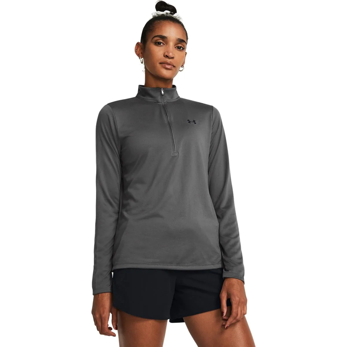 Under Armour Tech Half-Zip- Solid Damen Longsleeve, grau Image