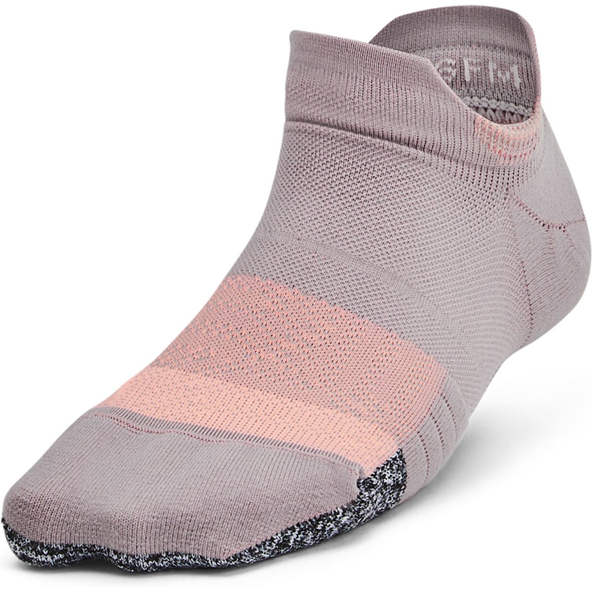 S UA Breathe (3er Pack) No-show Tab Damen Socken, grau OSFM