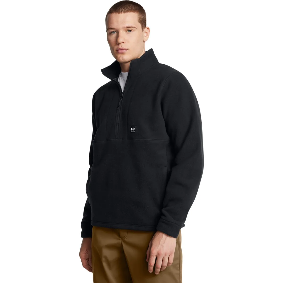 Under Armour Expanse Fleece Half-Zip Herren Sweatshirt, schwarz