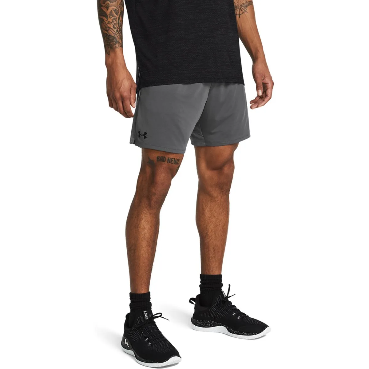 Tech Vent 7in Herren Shorts, grau LG