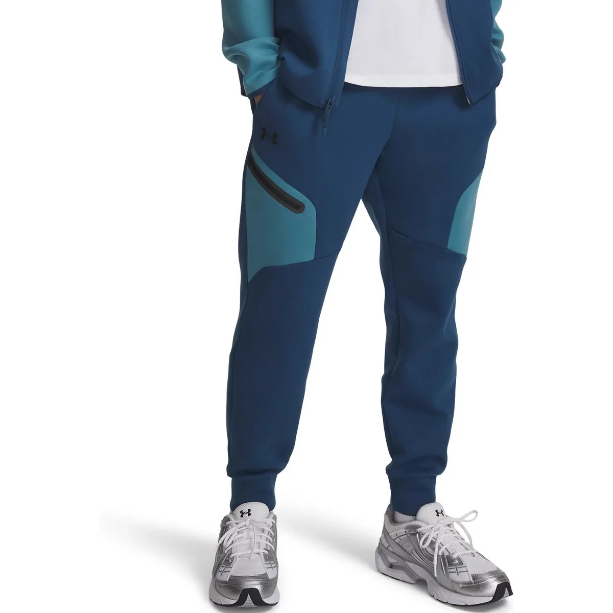 Unstoppable Flc Jgr Herren Trainingshose, blau LG