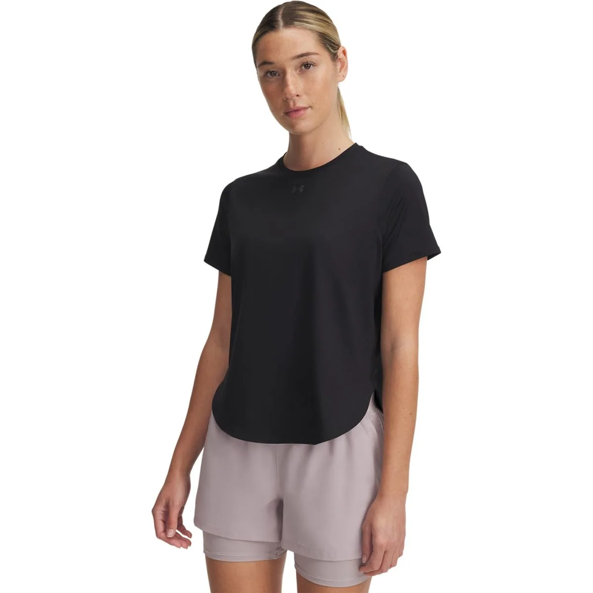 Launch Elite leeve Damen T-Shirt, schwarz MD