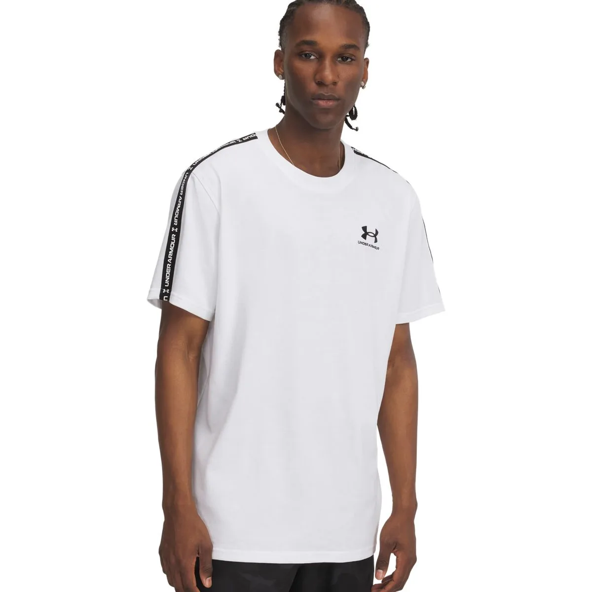 Icon HWT Tee Taping Herren T-Shirt, weiß SM