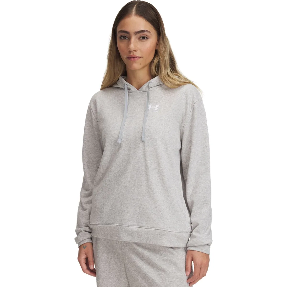 Rival Terry Damen Kapuzensweater, grau XL