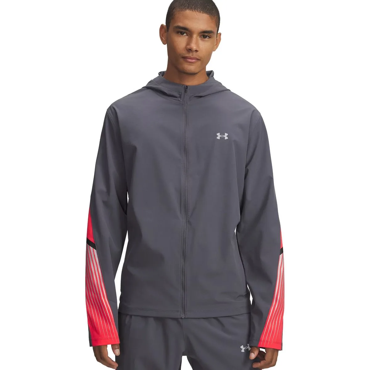 Velociti Storm Hooded Herren Jacke, grau SM