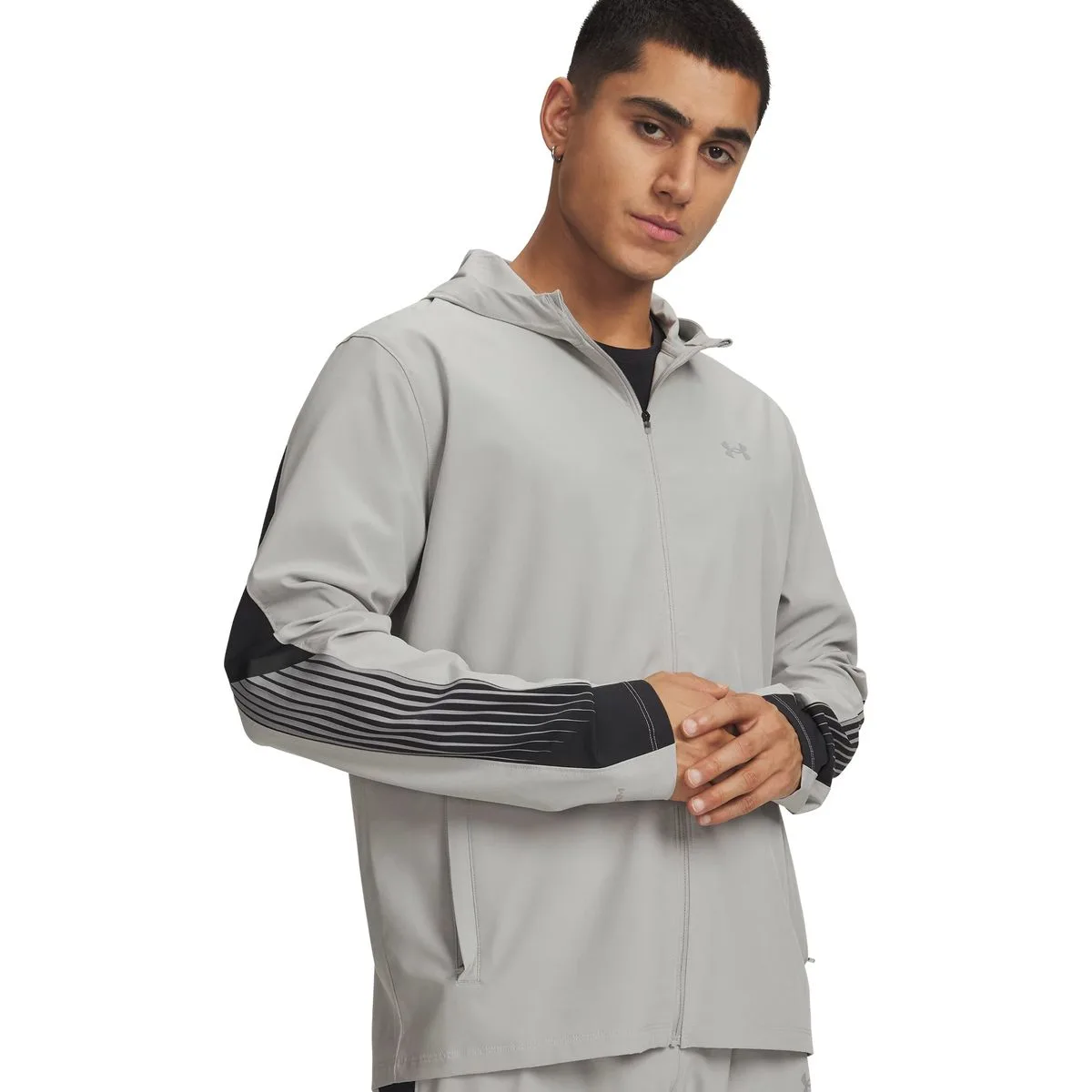 Velociti Storm Hooded Herren Jacke, grau LG