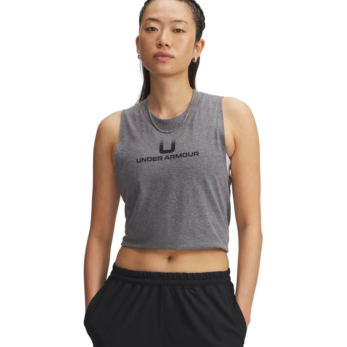 Varsity U Damen Tanktop, grau MD