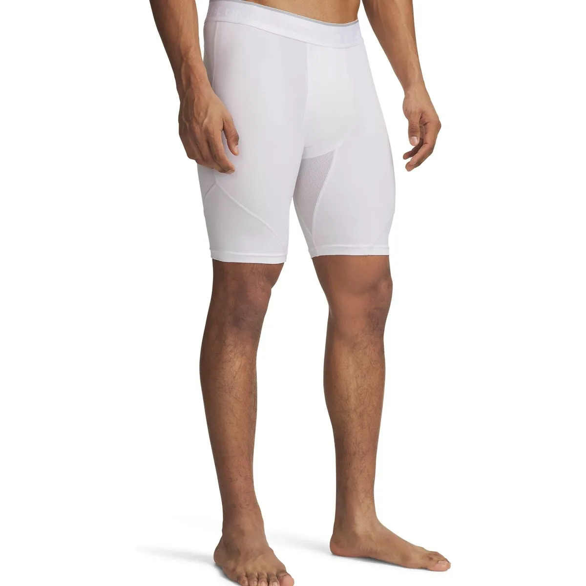 HG Elite Long Herren Shorts, weiß XXL