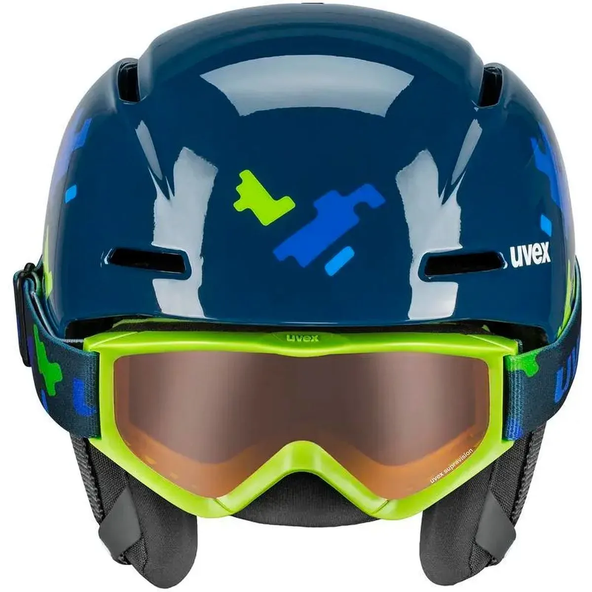 Uvex Viti Kinder Helm, blau 46-50