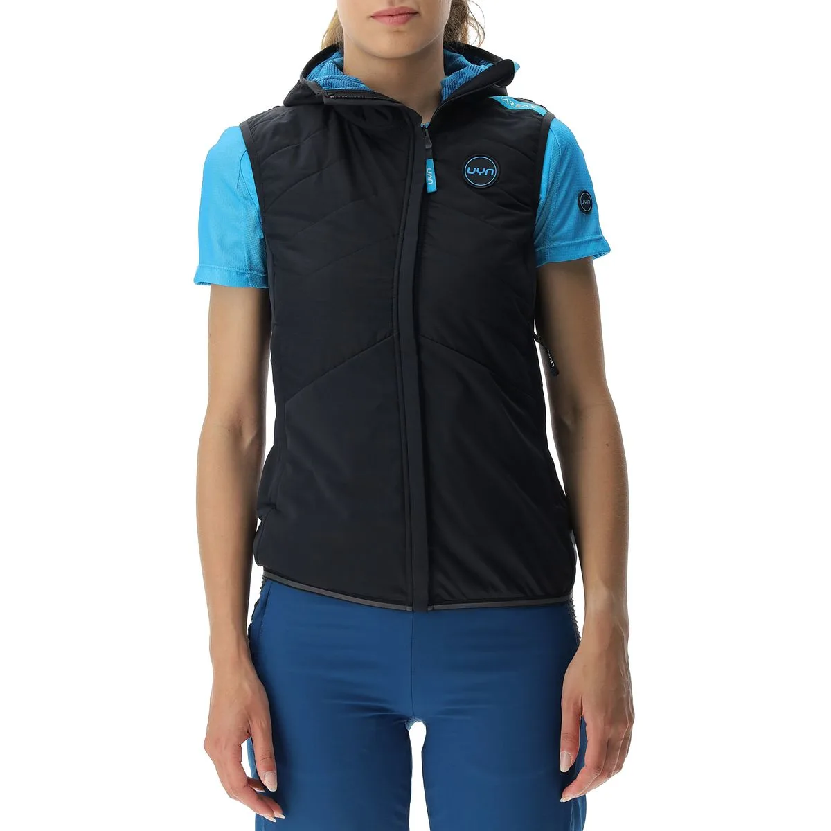 Crossover OW Padded Full Zip Damen Weste, schwarz M
