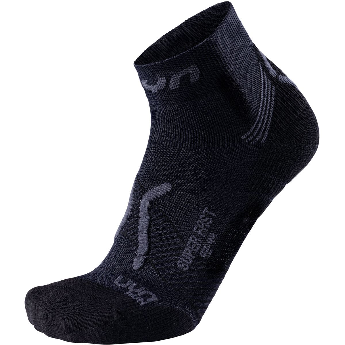 Run Super Fast Herren Socken, schwarz 39/41
