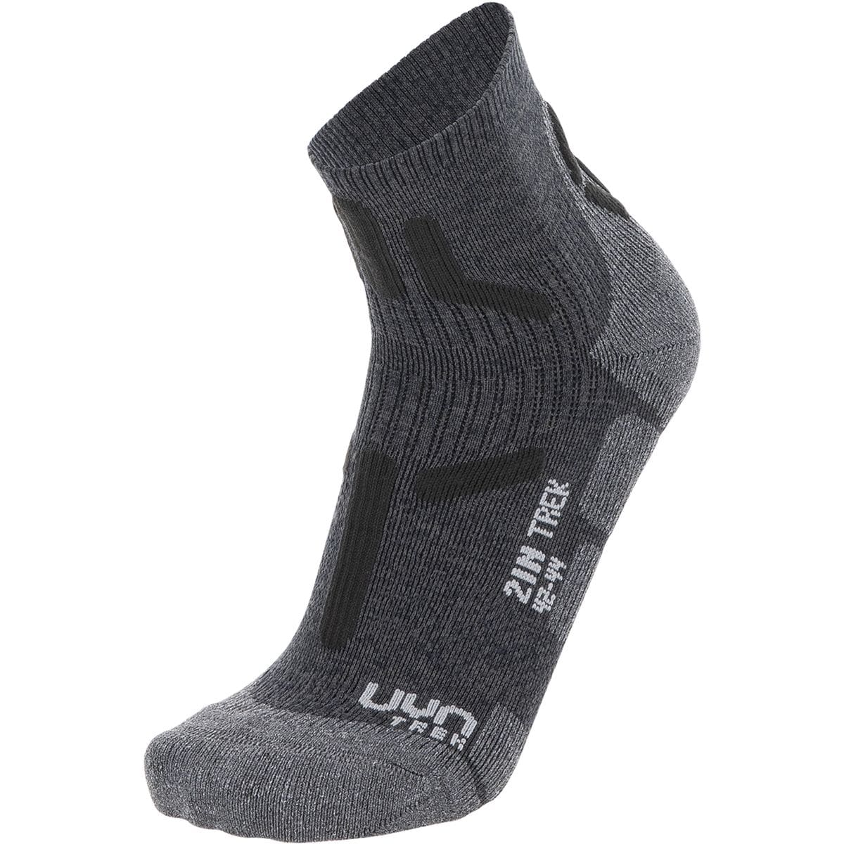 Trekking 2in Low Cut Herren Socken, grau 39/41