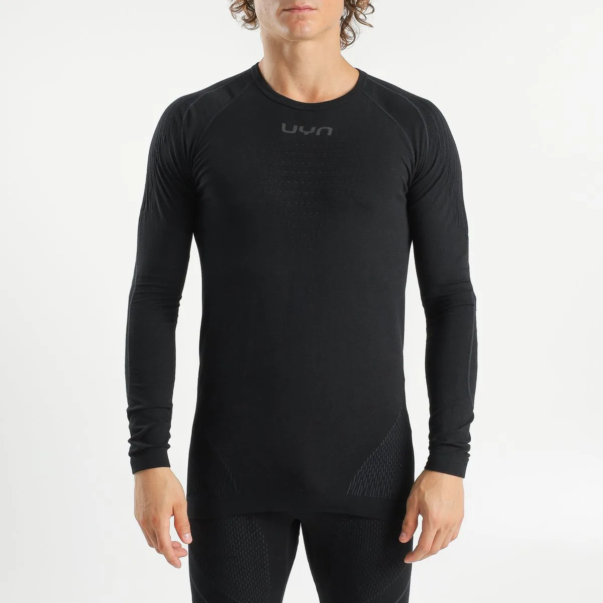 Evolutyon Biotech UW Long Herren Unterhemd, schwarz L/XL