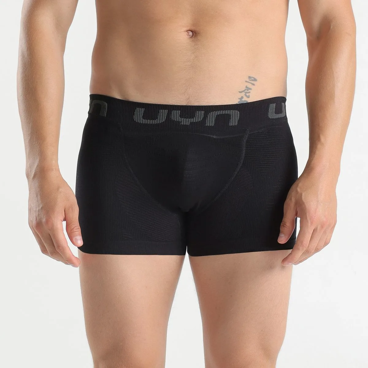Position+ UW Trunk Cut 3 Inch Herren Unterhose, schwarz XXL