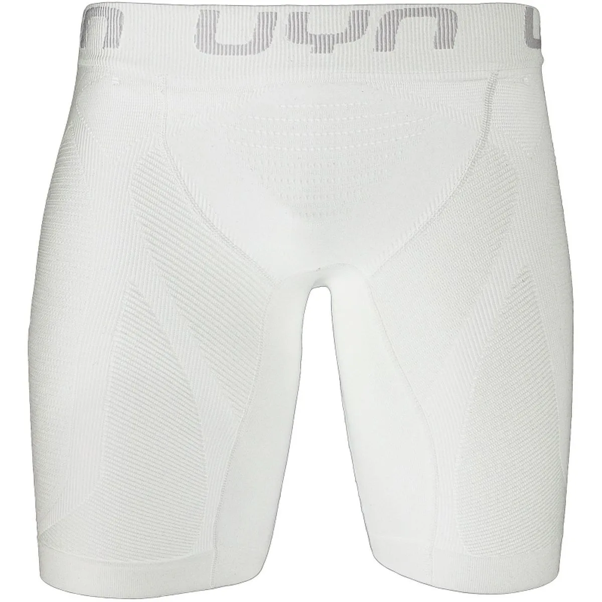 Position+ UW Long LEG 9 Inch Herren Unterhose, weiß S/M