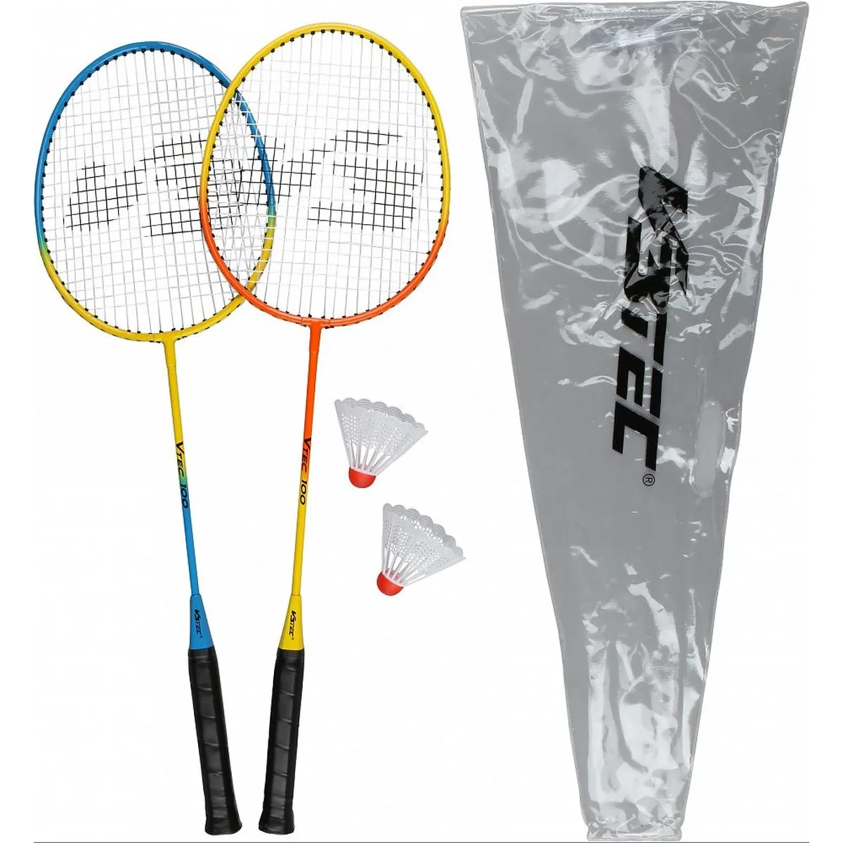 V3Tec V TEC 100 SET Badmintonset Badminton-Set, multicolor 4050682264425