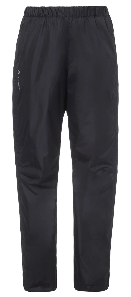 Fluid Full-zip-off Damen Regenhose, schwarz 48