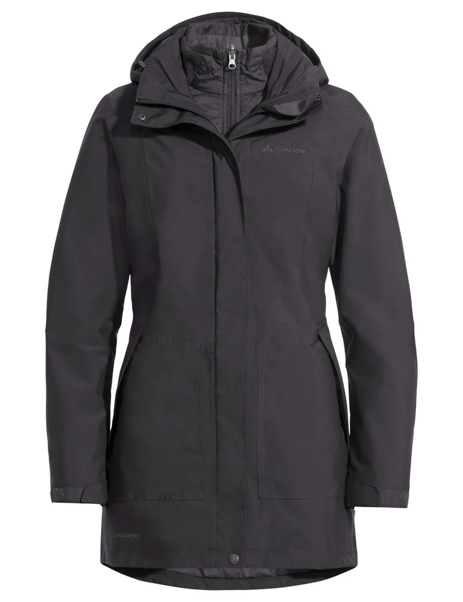 Idris 3in1 III Damen Doppeljacke, schwarz 34